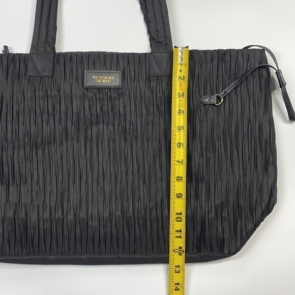 Victoria Secret Large Black Travel Tote NWT - Picture 4 of 8